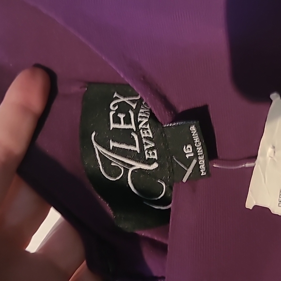 Vintage, evening dress with tag size 16 - Picture 4 of 5